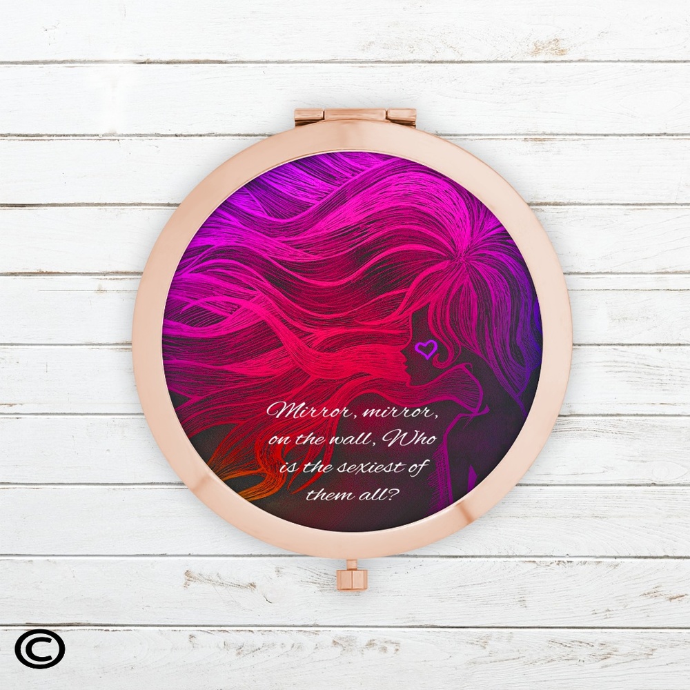 Funny Motivational Compact Mirrors
